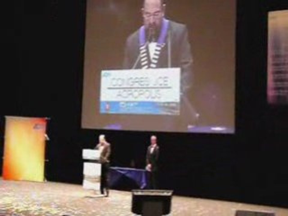 "Slam" du Président 2007/2008 de l'AFS au Congrès JCEF 2008