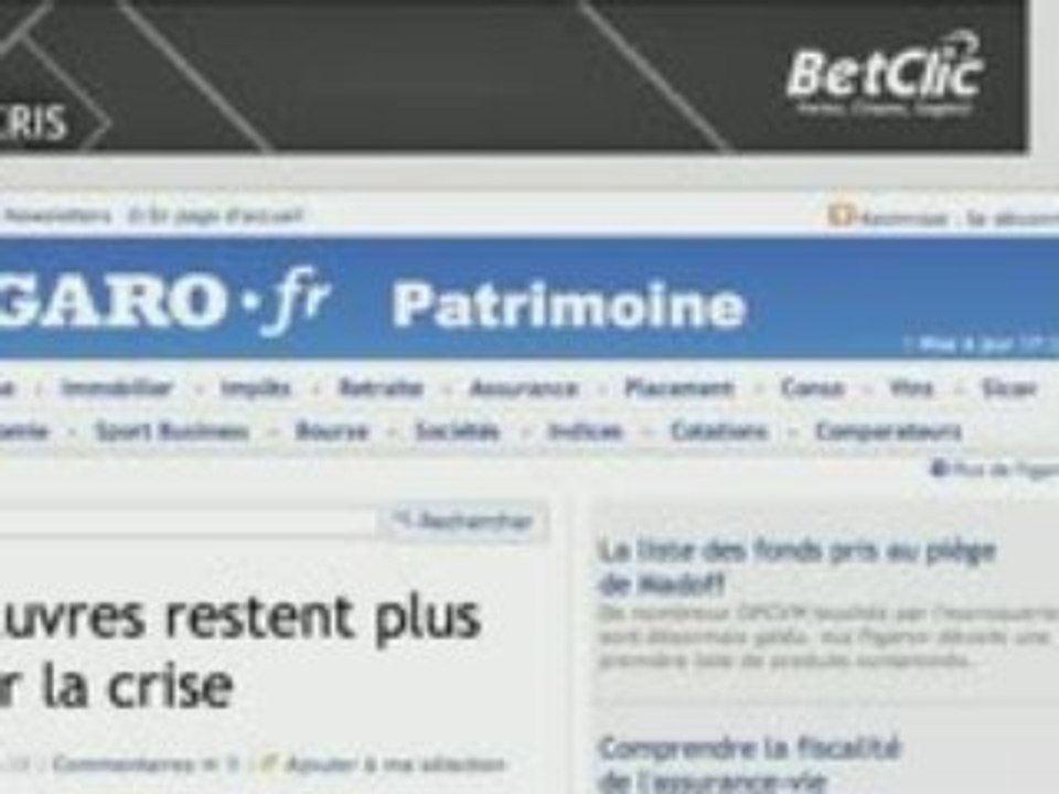Bug banniere sur lefigaro.fr