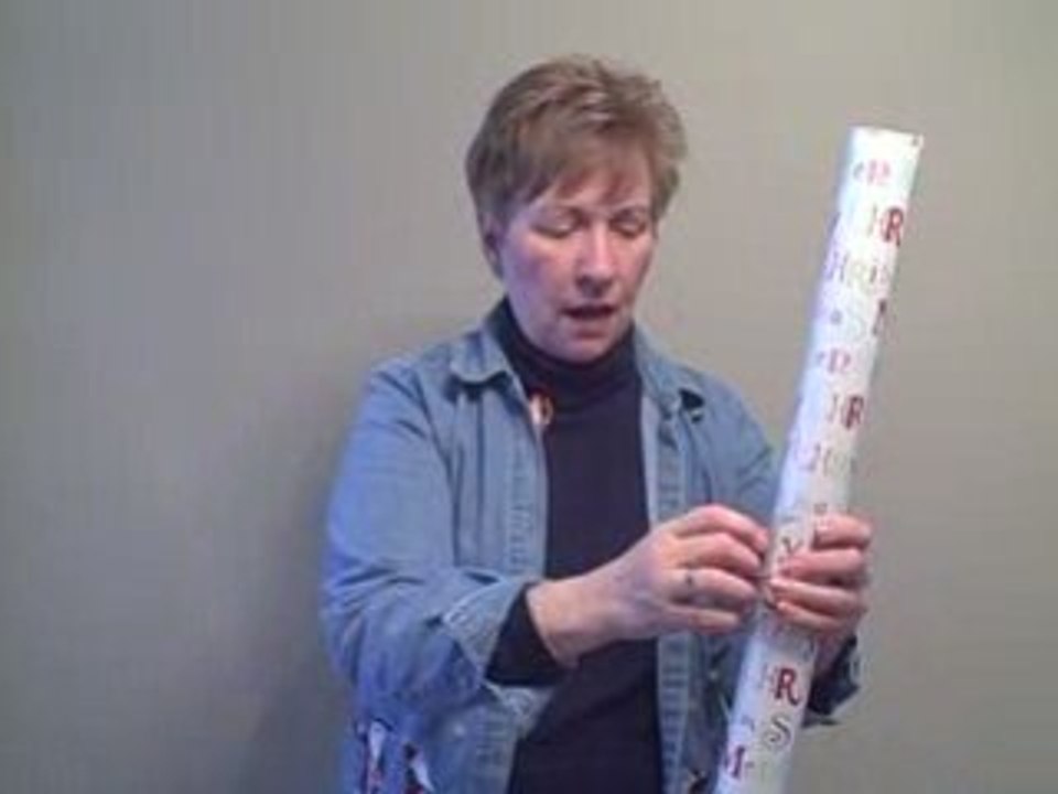 Organizing tips for storing wrapping paper