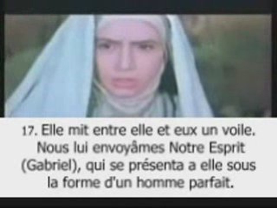 Sainte Marie  femme pure -Sourate 19 -