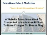 Educational Sales And Marketing | Blogs Vs. Websites