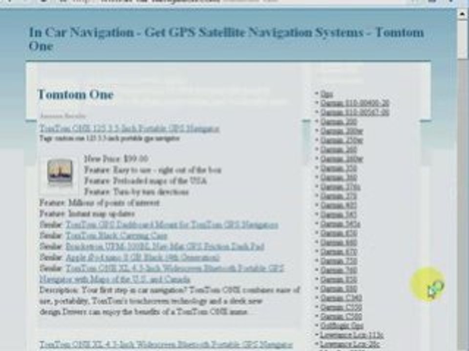 In Car Navigation - Find Car GPS Systems
