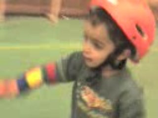 Djamel fait du roller