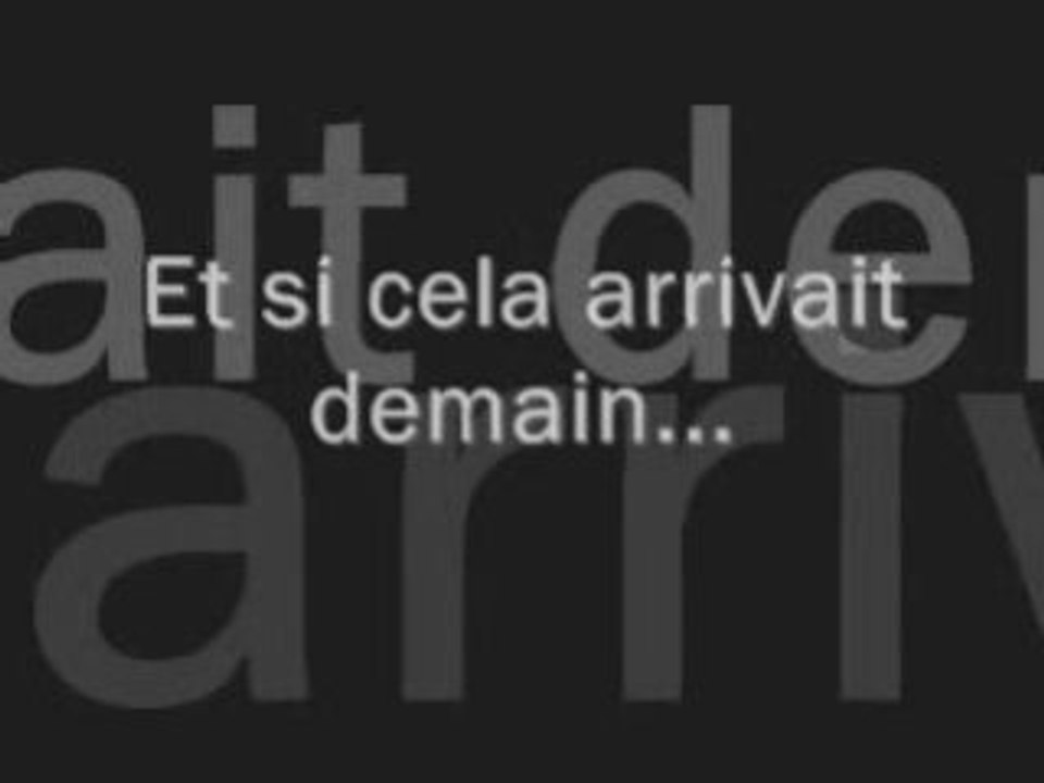 Et si cela arrivait demain...?