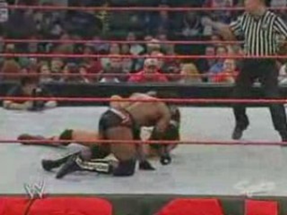 WWE-Batista & Ric Flair vs Booker T & Rob Van Dam