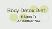 Alkaline diets as safe detox diet for a body detox program.