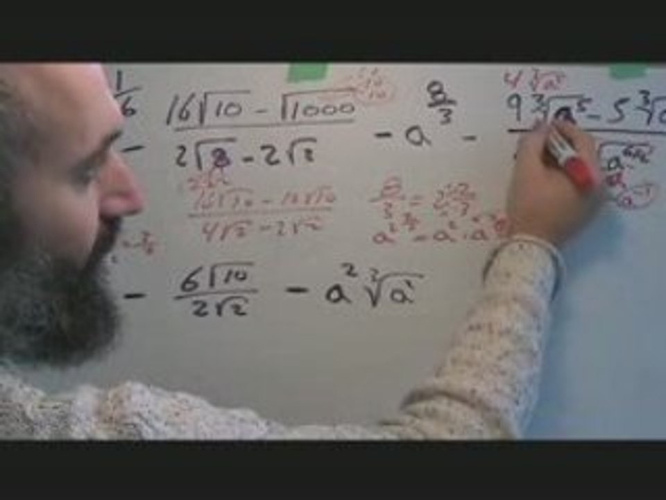 Language of Mathematics II 56: Simplifying Large Radicals