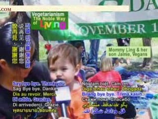 Blooming Vegetarian Babies and Their Loving Mums