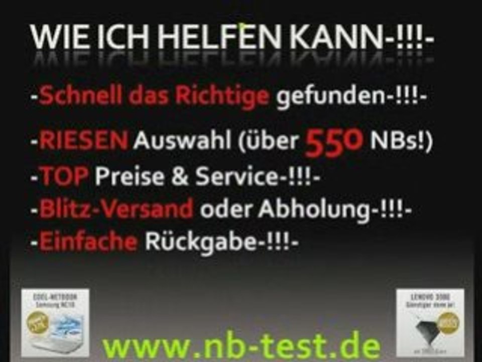 Laptop 599,- Euro gibts hier!