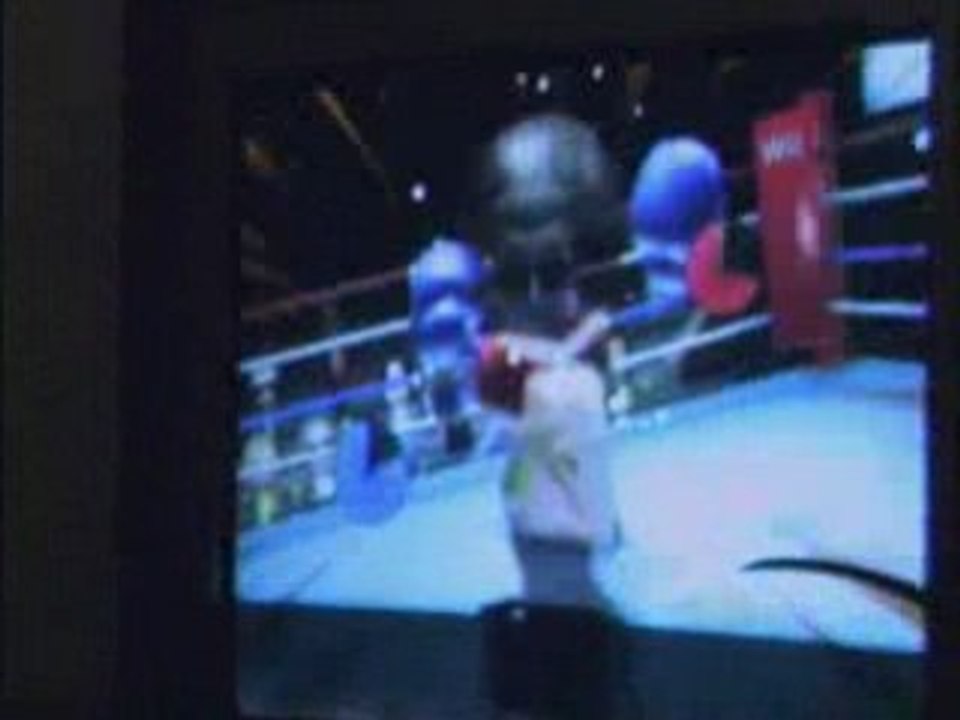 Wii Boxe avec le cousin