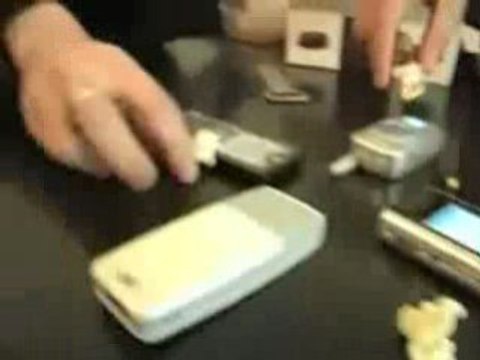 cuire du popcorn avec 3 telephones portables