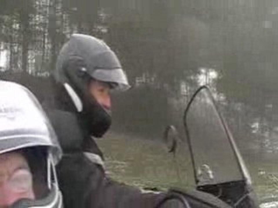 side car ural virée den ch'nord  ( fameu )