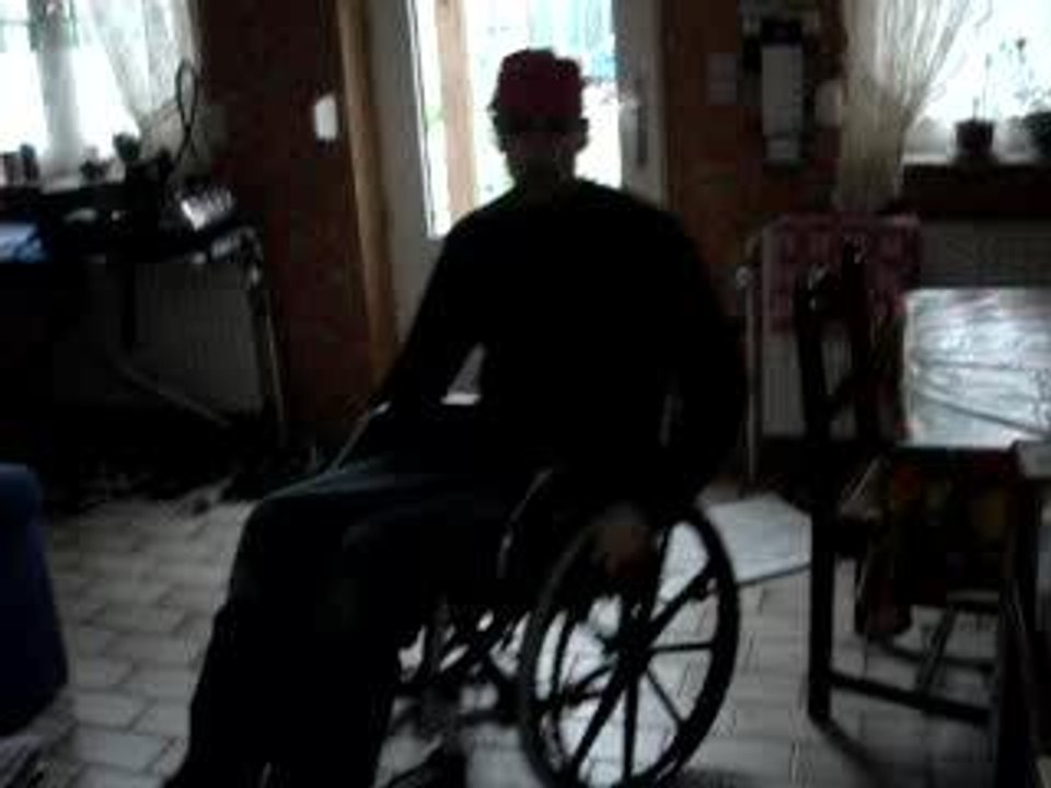 video freestyle en chaise roulente