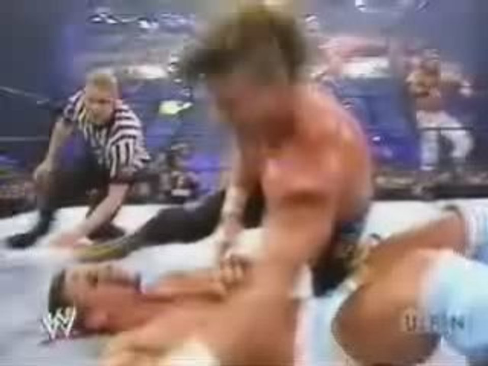 Mysterio, Cena, Edge vs Eddie Guerrero, Kurt Angle, Benoit