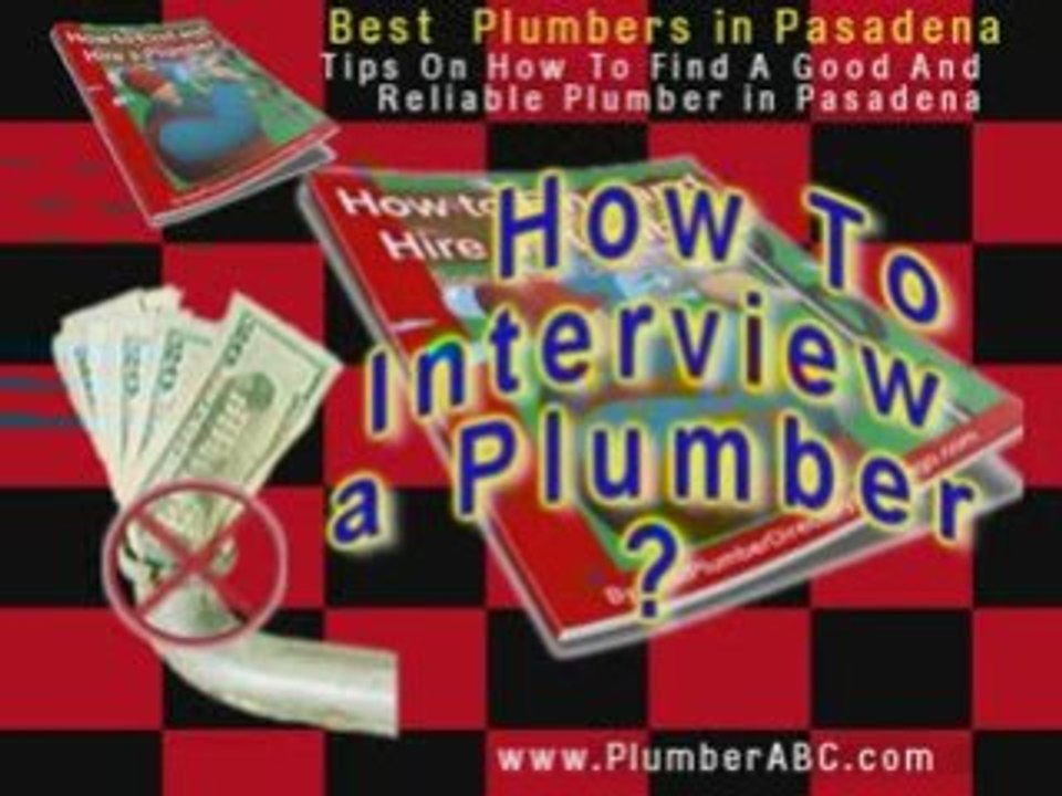 Pasadena plumbing and plumbing services,master contractors