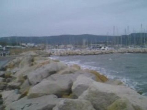 Début de tempète a La ciotat le 26 decembre 2008