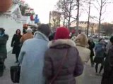 marché de noel sur les champs élysée.