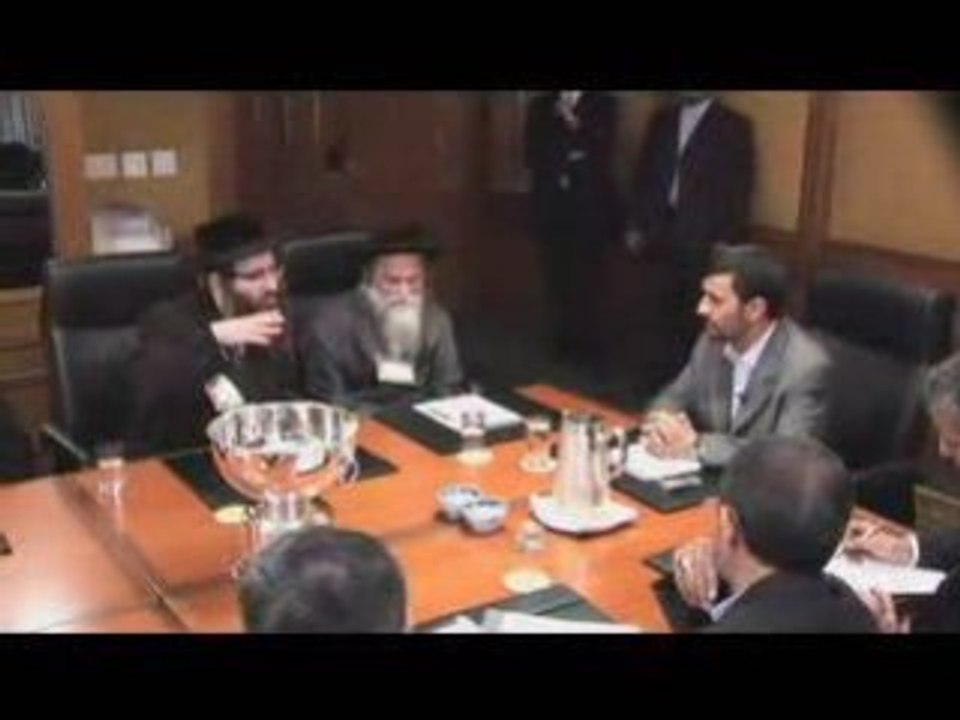 Ahmadinejad & Rabbins Juifs : MEME COMBAT !!