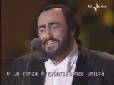 Luciano Pavarotti & Bono * Ave Maria *