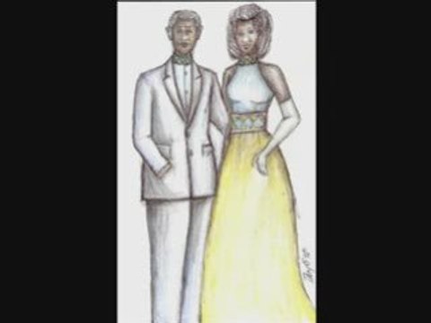 MichelleObama Inaugural and post inauguration dress Sketches