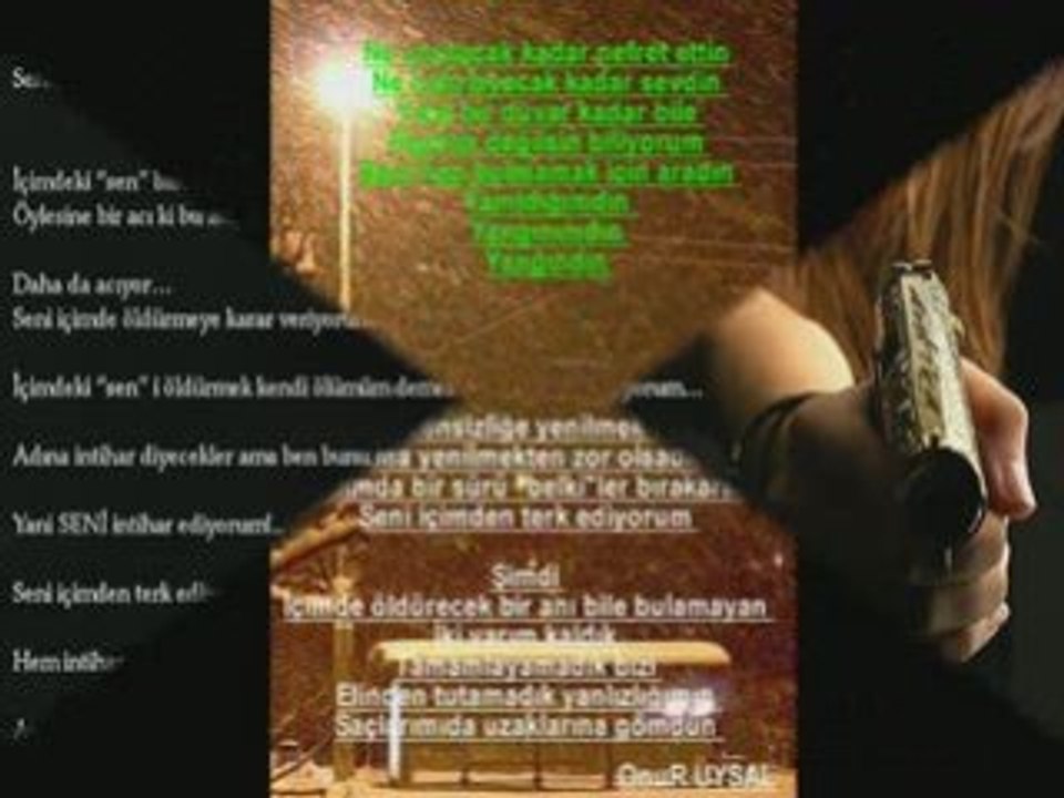 Kahraman tazeoglu-seni içimden terk ediyorum slayt calismasi