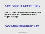 Site Build It Coaching - Leveraging Your SBI content