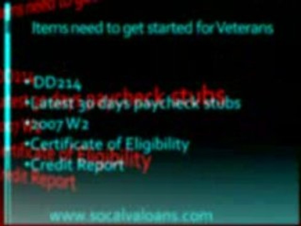 VA Loans in Southern California