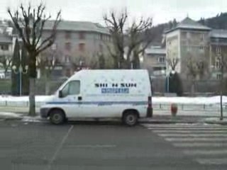 La Bourboule: En attendant la navette.