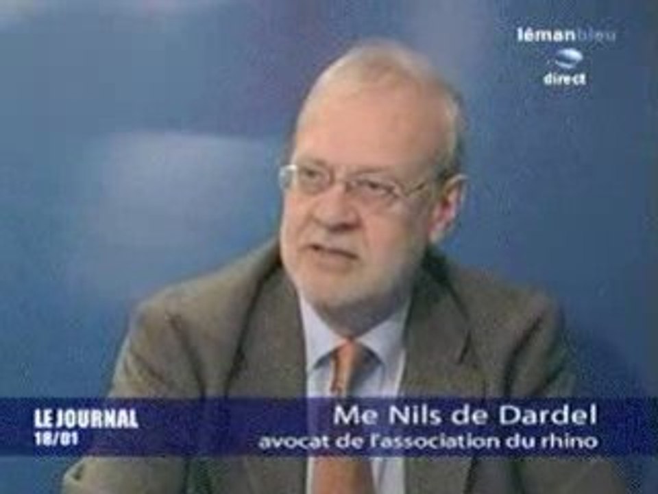 Nils de Dardel - Rhino - Léman Bleu 18.01.2007