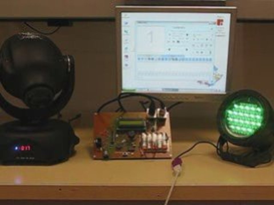 Carte testeur DMX en réception