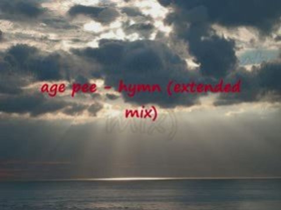 Age pee - hymn (extended mix)