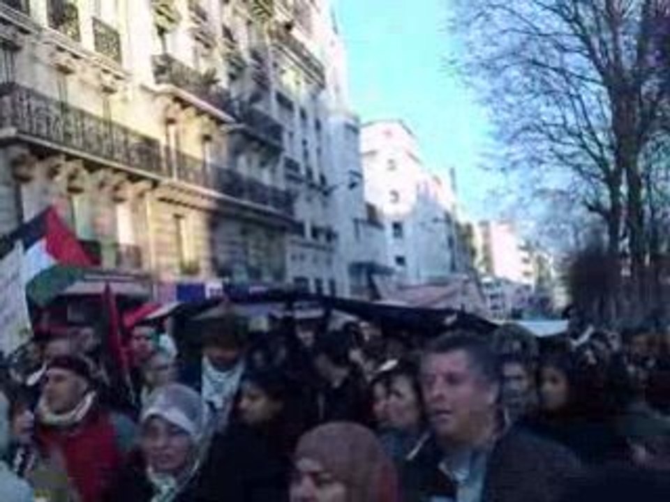 manif pour gaza paris 28/12/08