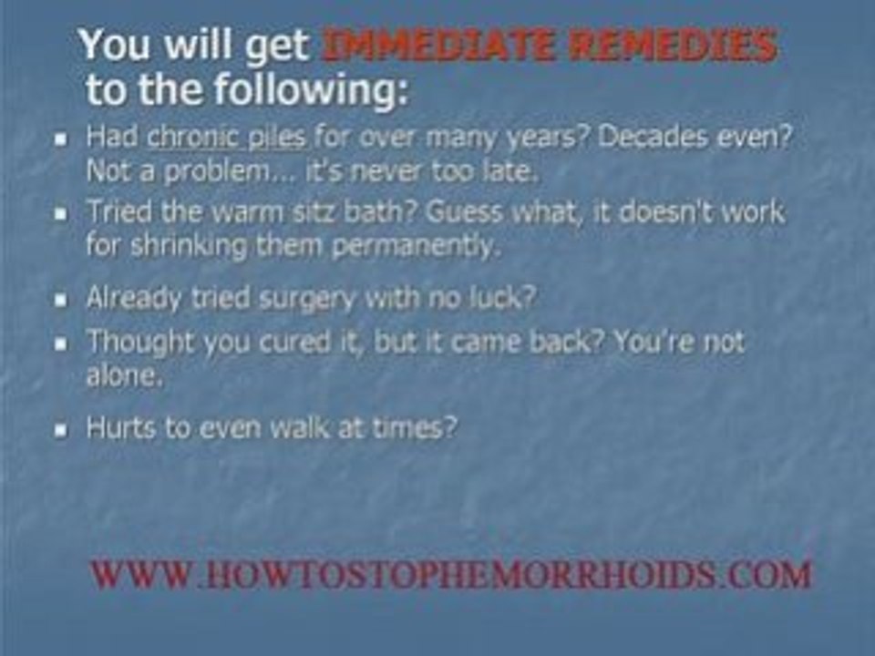 Easy Method Cures Hemorrhoids Safely in 48 Hours