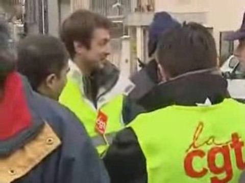 Blocage devant chez mbf ( manzoni bouchot )