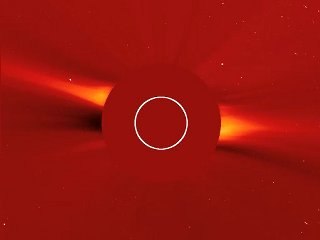 Chute de 4 comètes dans le Soleil