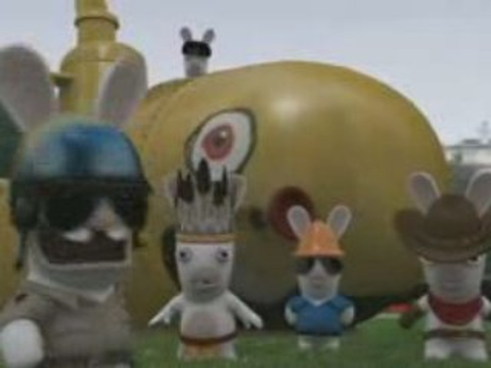 Les lapins crétins envahissent la Maison Blanche