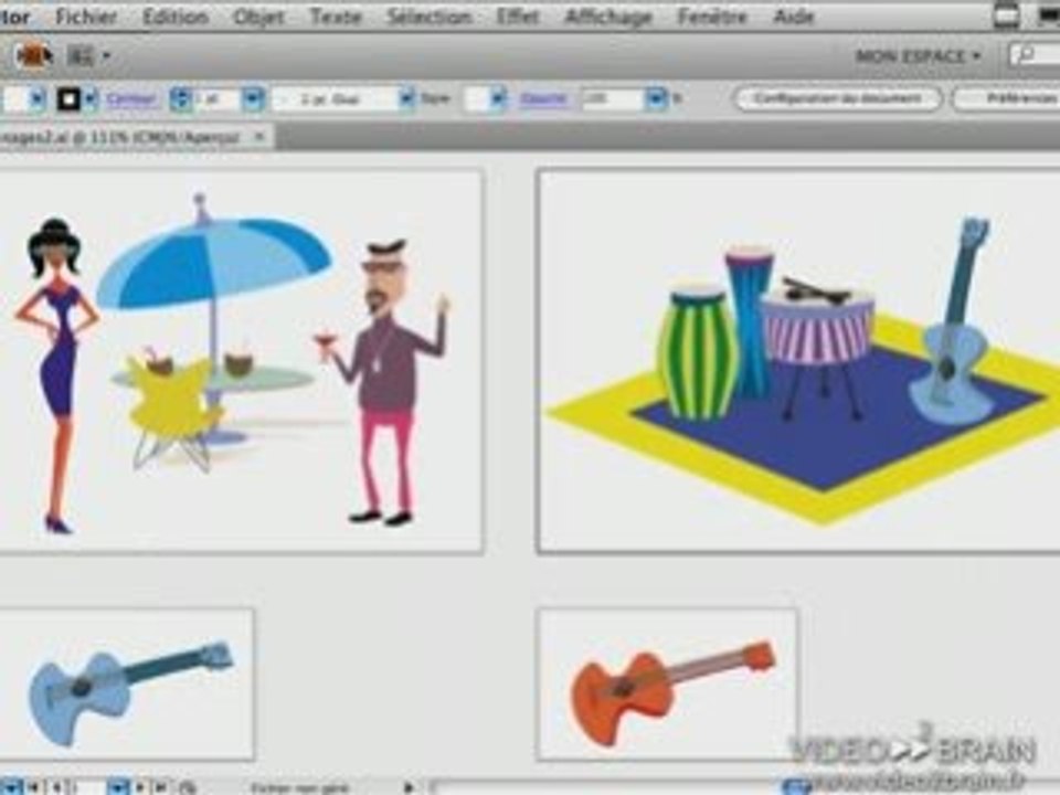 Adobe Illustrator CS4  : Plans de travail multiples