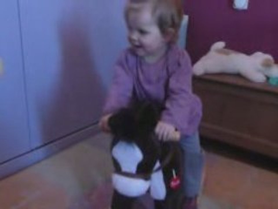 Lucile sur son cheval