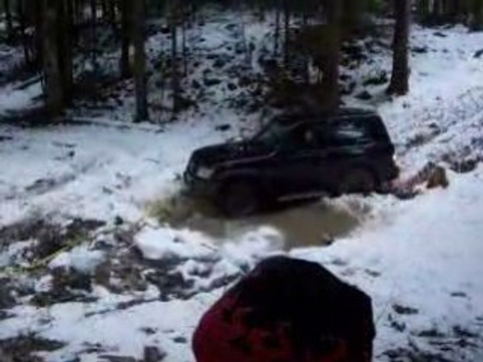 Patrol plantage sur neige