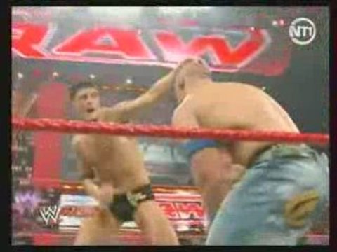 Catch batista & john cena vs randy orton,cody,manu