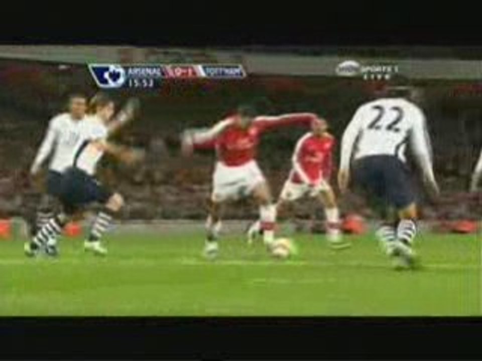 Resume Arsenal Totteham première mi-temps