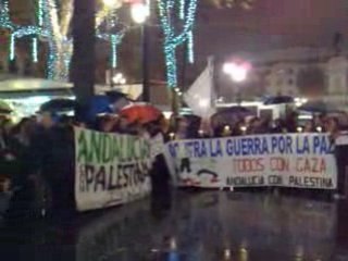 No al holocausto palestino
