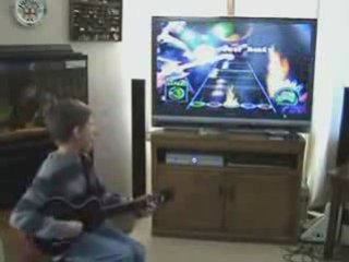 pro a guitar hero a 9 ans
