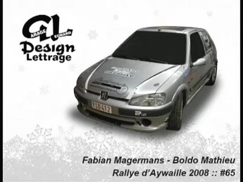 Rallye d'Aywaille 2008 :: Onboard Fabian Magermans - Boldo M