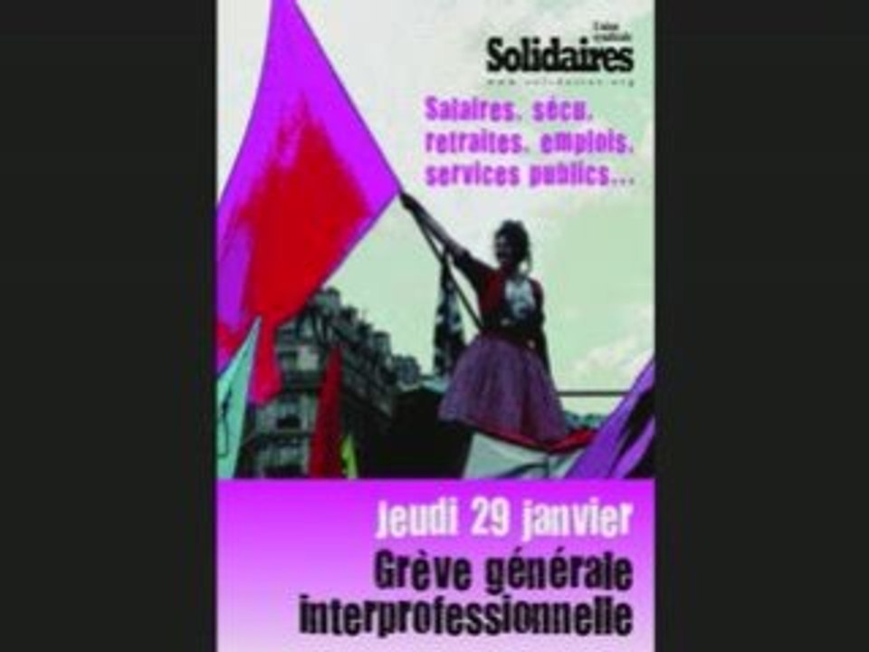 Grève interprofessionnelle le 29 janvier 2009