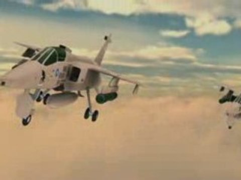 3DS MAX Jaguar Jets Animation