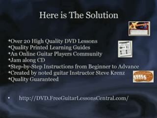 Guitar Lessons on DVD