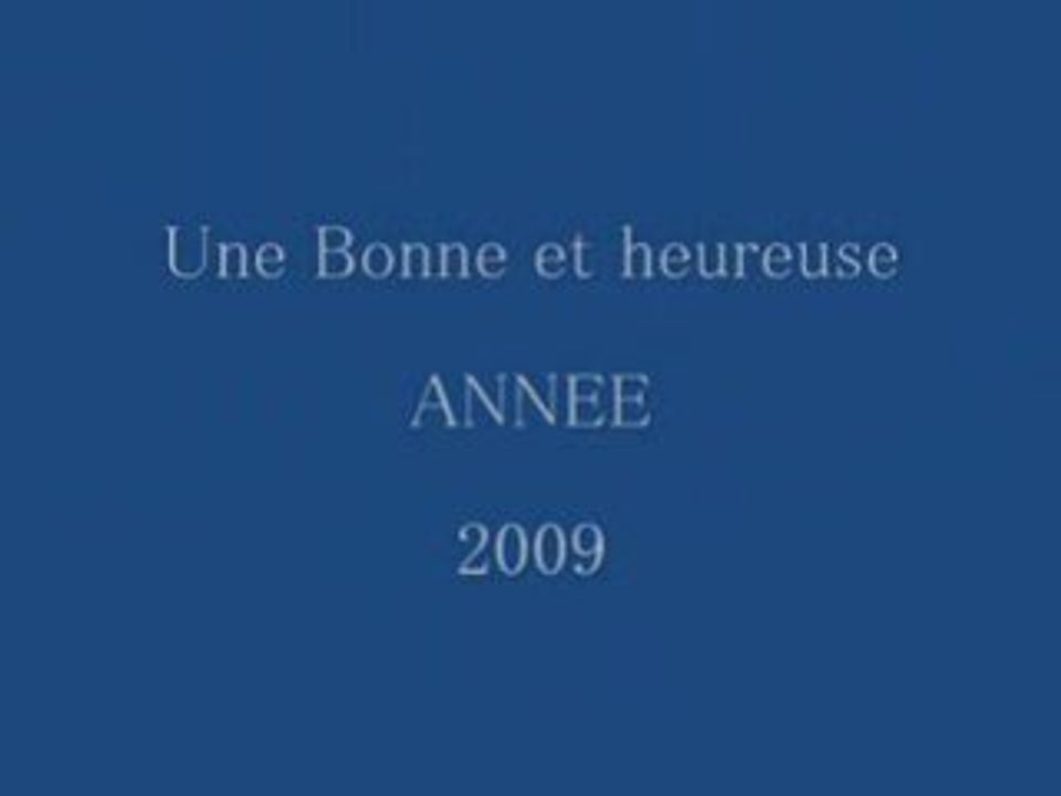 Bonne Année 2009