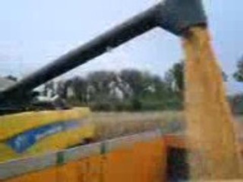 Moisson maïs fendt new holland