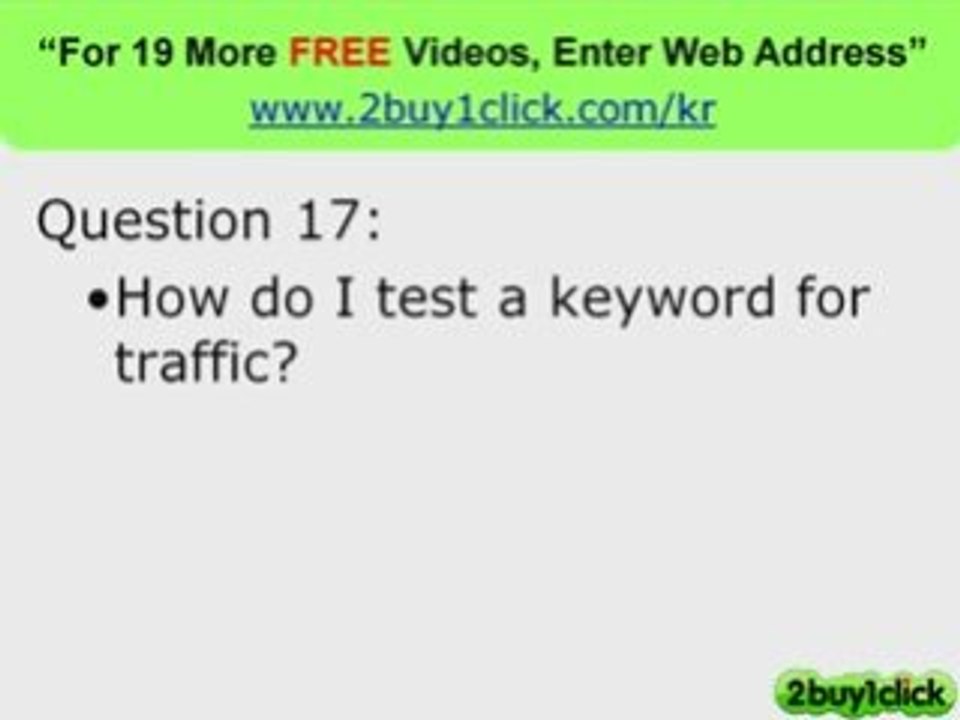 Adsense Keywords - FREE Q & A You Need to Know